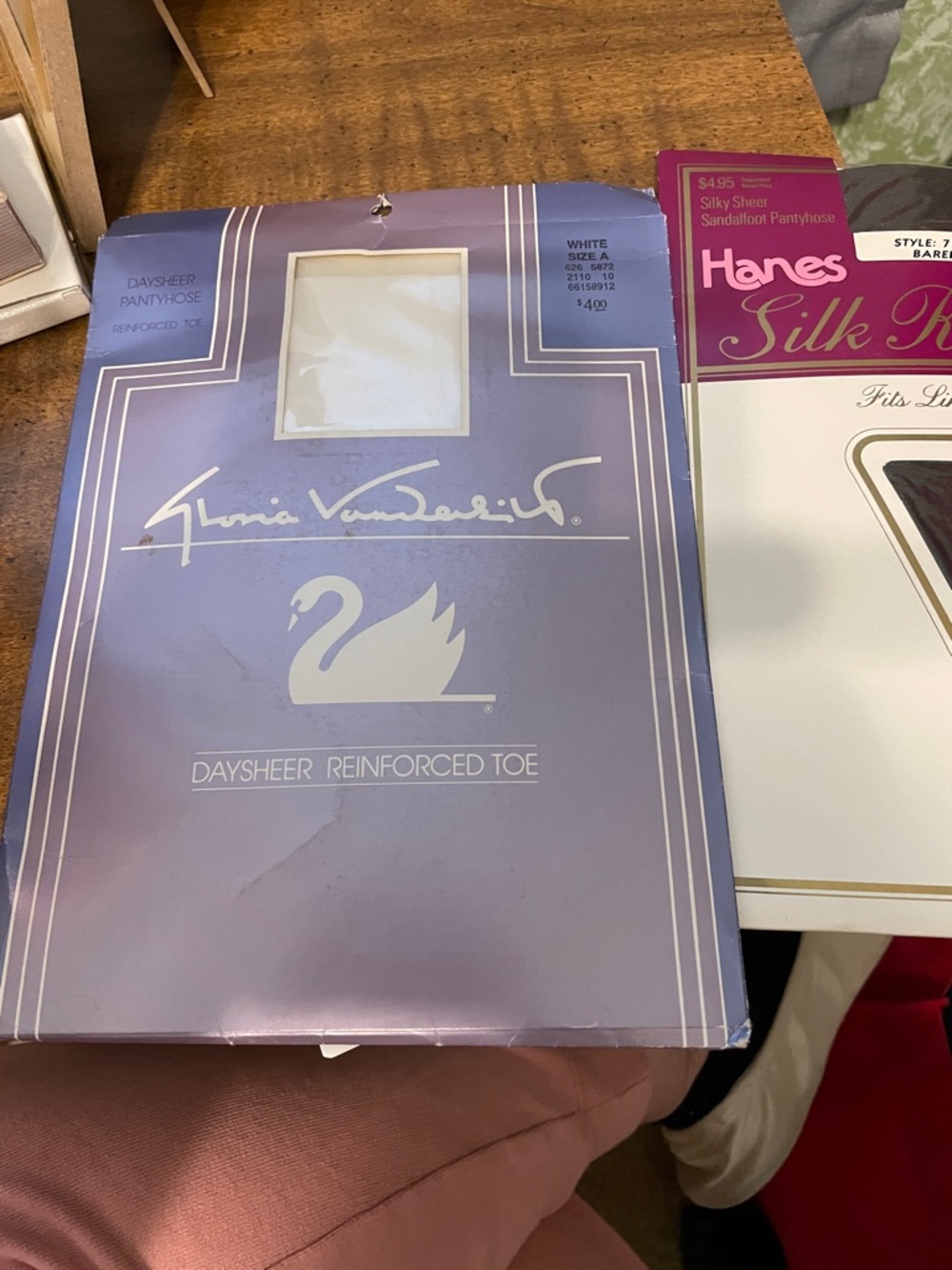 Vintage Gloria Vanderbilt and Hanes Pantyhose